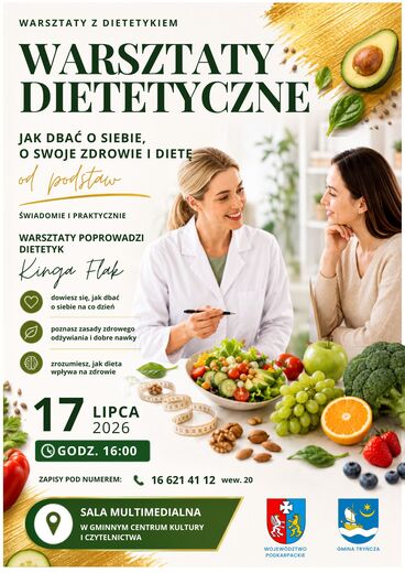 Bezpłatne warsztaty dietetyczne w Tryńczy