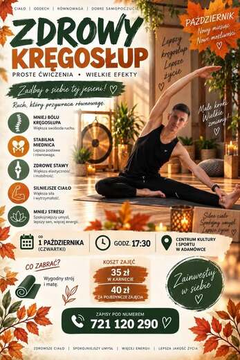 ​Zapraszamy na Zdrowy Kręgosłup