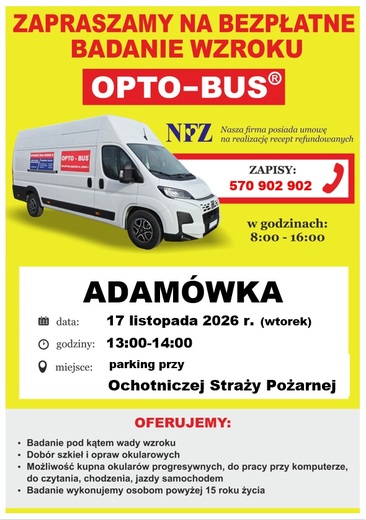 Bezpłatne badanie wzroku
