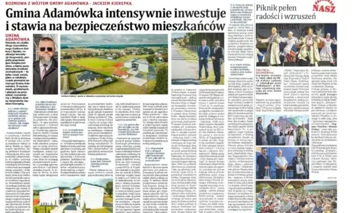 Gmina Adamówka w mediach! 