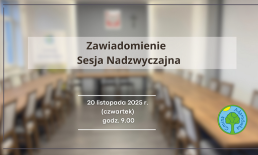 ZAWIADOMIENIE O NADZWYCZAJNEJ SESJI