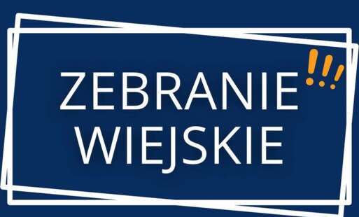 Zebranie Wiejskie Sołectwa Adamówka