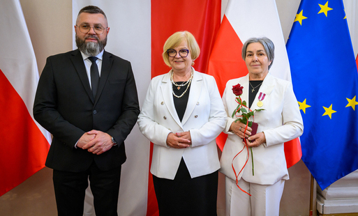 Medal Złoty za Długoletnią Służbę dla Pani Anny Szlachty