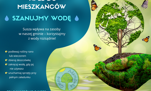 Apel do mieszkańców – oszczędzajmy wodę