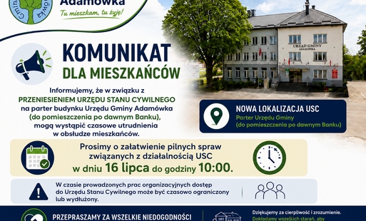 Komunikat dla mieszkańców