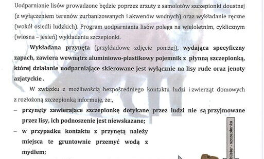 Komunikat Podkarpackiego Wojewódzkiego Lekarza Weterynarii