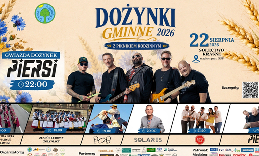 DOŻYNKI GMINNE 2026 Z PIKNIKIEM RODZINNYM