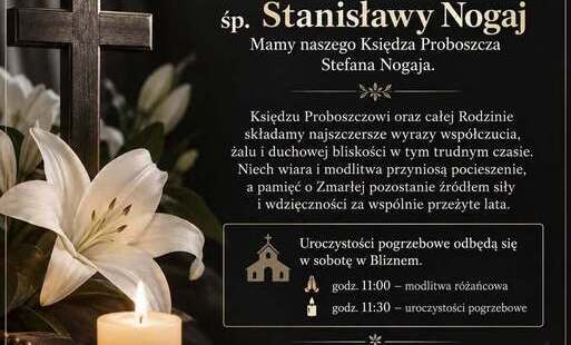  o śmierci śp. Stanisławy Nogaj